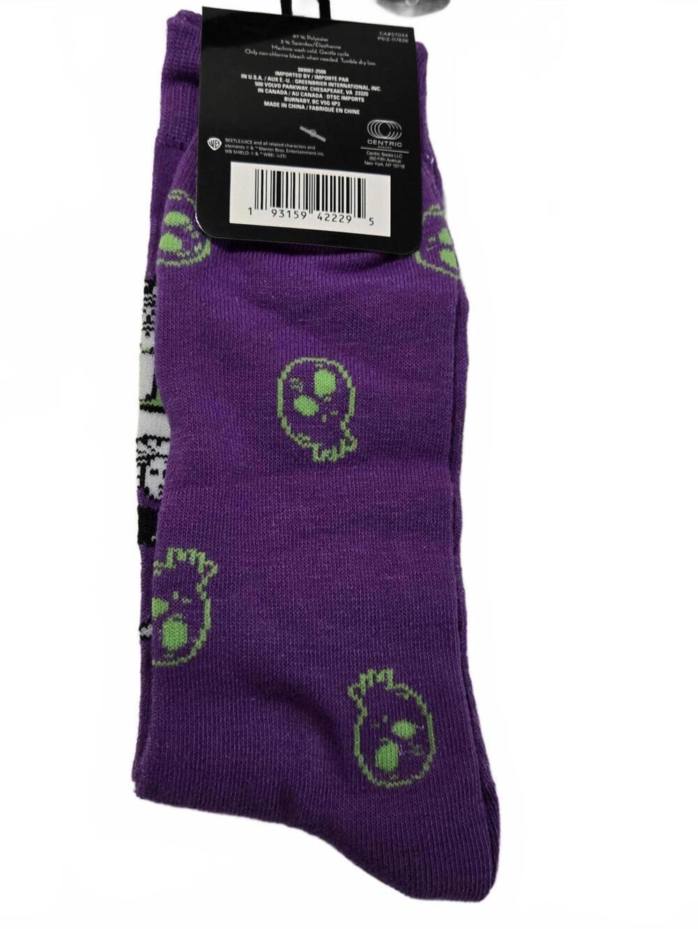 Socks / Beetlejuice Halloween  / Ghost with the Most / New